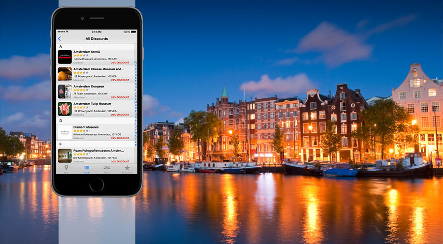 amsterdam for less travel app