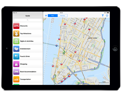 iPad new york app