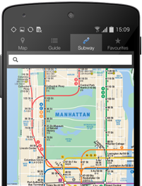 new york city iPhone map